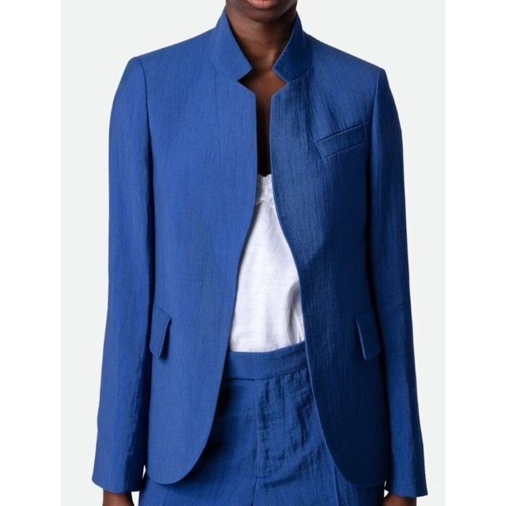 Zadig & Voltaire Italian Linen Blazer - Womens Size US 10 (French XL/42)